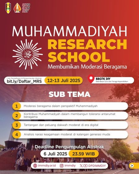 Muhammadiyah Research School: Upaya Strategis IMM DIY dalam Meningkatkan Kemampuan Riset Kader